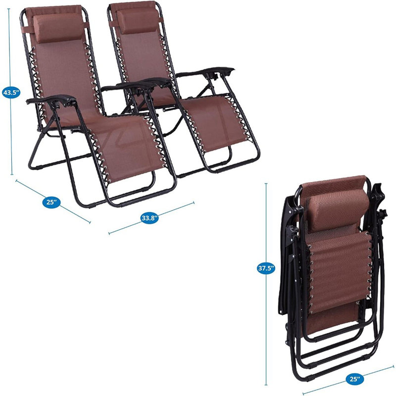 Arlmont & Co. Izyk Chairs Pool Lounge Chair Zero Gravity Recliner Zero